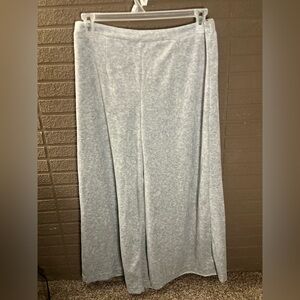 Halogen Light Gray Wide Leg Lounge Pants